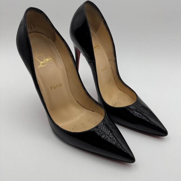 CHRISTIAN LOUBOUTIN SO KATE 120 PATENT PUMPS 40.5 - Picture 3 of 8